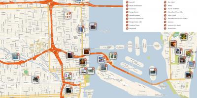 Miami attrazioni turistiche mappa