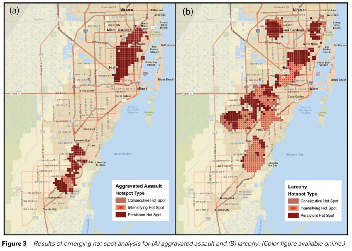 Miami crimine mappa