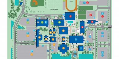 Il Miami Dade college Kendall mappa del campus