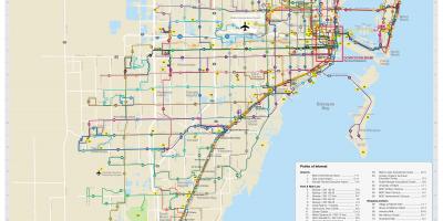 Miami trasporto pubblico mappa